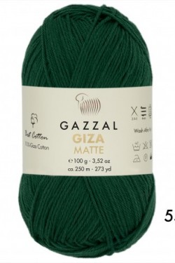 GAZZAL GIZA MATTE 100 GRAM MERCERIZED