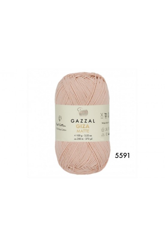 GAZZAL GİZA MATTE 100 GRAM MERSERİZE