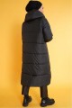 Hijab Hooded Inflatable Coat - Black