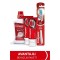 Colgate Optic White Dentifrice 50 ml X2, 360 Medium Brosse à Dents, Bain de Bouche 250 ml (Vendu en Lot de 4)