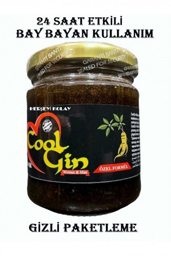 Ginseng Li 240 gr Coolgin Macun Kadın Erkek Kullanıma Uygun Orjinal Ürün Gizli Paket