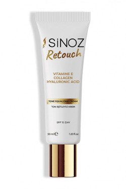 Sinoz Retouch Tone Equalizing And Moisturizing Collagen Cream Spf 15 50 Ml