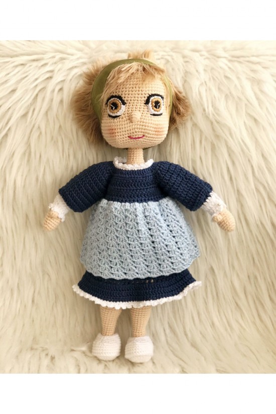 Mme Arife Amigurumi bébé biologique fabriqué à la main