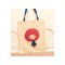 Arife Hanım Tote Bag Punch Embroidered Cute Girl Patterned Design Bag 100% Coton rope is used.