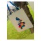 Arife Hanım Tote Bag Punch Embroidered Colorful Peacock Pattern Design Bag 100% Coton rope is used.