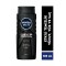 Nivea Men Deep Dimension Duş Jeli 500ml, 3'ü 1 Arada Komple Bakım, Vücut, Saç Ve Yüz Için, Çekici Koku 