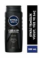 Nivea Men Deep Dimension Duş Jeli 500ml, 3'ü 1 Arada Komple Bakım, Vücut, Saç Ve Yüz Için, Çekici Koku