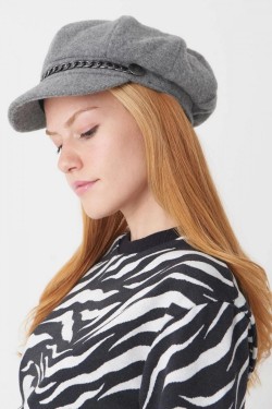 Addax Women's Anthracite Marine Stamp Hat