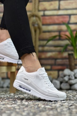 Riccon Beyaz Unisex Sneaker Ayakkabı 