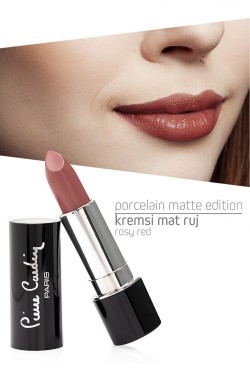 Pierre Cardin Porcelain Matte Edition Lipstick - Rosy Red