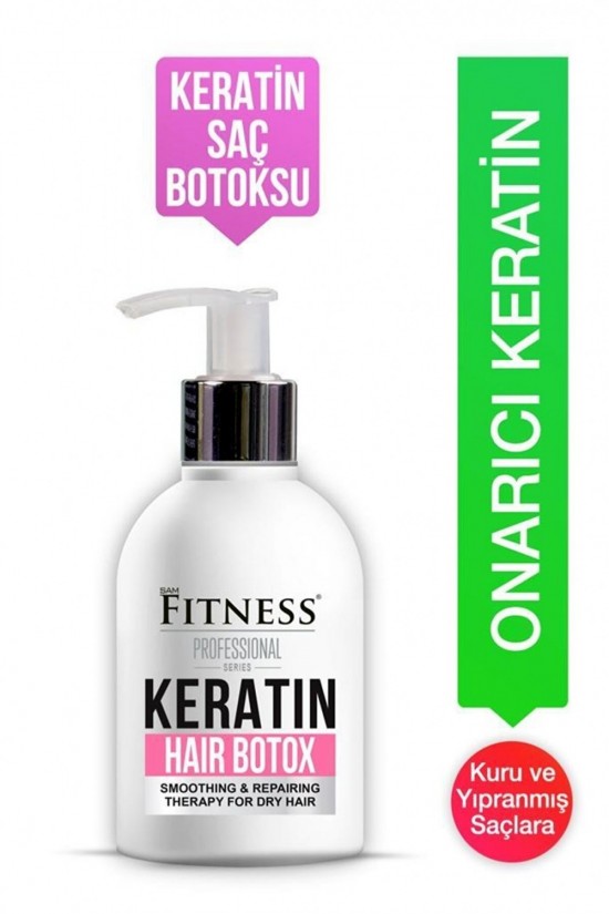 Fitness Professional Kératine Réparation Cheveux Secs Abîmés Botox Botox Cheveux 250 ml