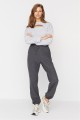 Anthracite Thessaloniki Basic Knitted Sweatpants