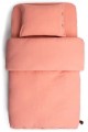 Lot de 2 housses de couette S, corail, bouche de chiot, 100 x 150 cm