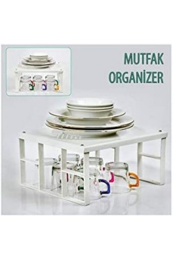 Cabinet Organizer Plate Glass Rack Metal