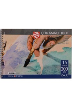 Talens Çok Amaçlı Resim Blokları 200 Gr - 25 X 35 - 15 Yaprak