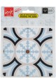 Lot de 10 dalles PVC à motifs Patchwork 15 x 15 cm