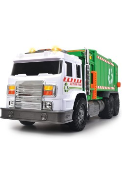 , 203749027, Geri Dönüşüm Çöp Kamyonu, Sesli ve Işıklı, Pilli, 56 cm, Recycling Garbage Truck