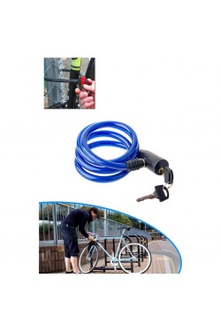 Bicycle Lock With Key 17mm X 100cm