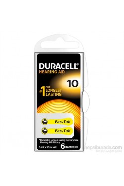 Duracell 10 Number 6 Hearing Aid Battery