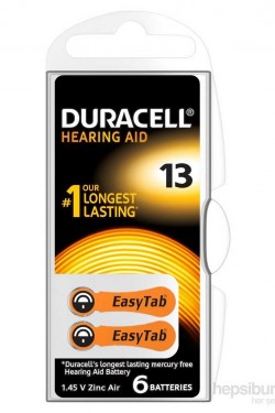 Duracell 13 Numara 6 Lı İşitme Cihazı Pili