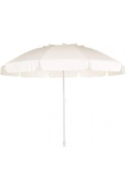 7715-Ecru F240 Parapluie Acrylique avec Coupe-Vent, Standard, Standard