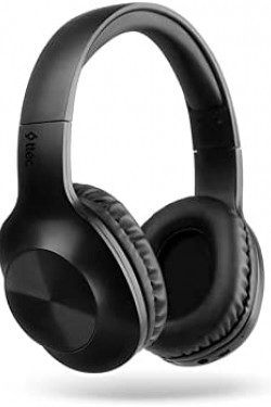 2KM117S Over-Ear Bluetooth Headphones, 36 Hours of Playback, 40mm Driver, Black