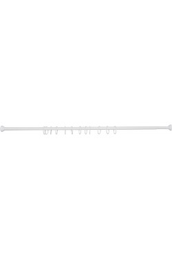 Bathroom Curtain Pipe, White, M-05601