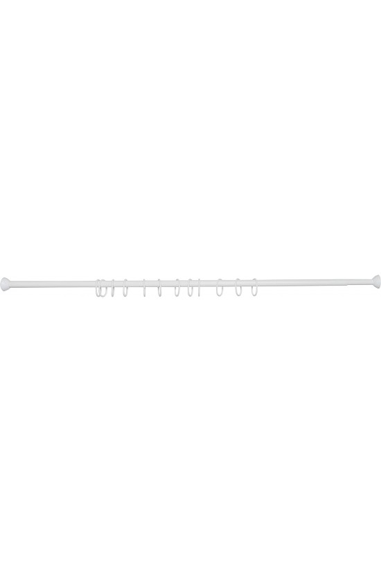 Bathroom Curtain Pipe, White, M-05601