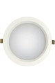 10W Backlight Recessed Led Panel Fixture (13cm, White Case, 6500K White Light)