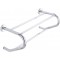 1166 Towel Rack, Brass-Chrome