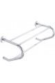 1166 Towel Rack, Brass-Chrome