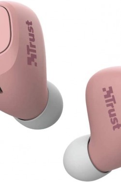 23905 Nika Compact Bluetooth True Wireless Minimalist In-Ear Headphones Pink