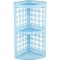 Plastic 3 Piece Bathroom Corner Shelf Shampoo Holder