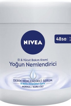 Yoğun Nemlendirici El & Vücut Bakım Kremi 400 ml, Normal / Kuru Ciltler 48 Saat Nemlendirme