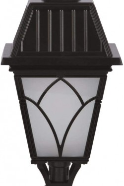 68038 Conjunto de iluminação superior para jardim, 60 w, preto