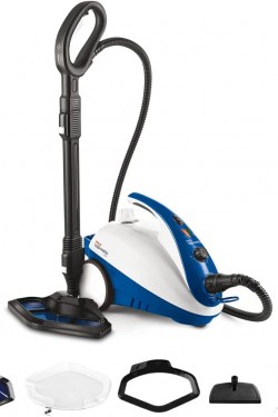 Vaporetto Smart 40 Mop Limpador a vapor com pressão de 3,5 bar, capacidade de 1,6 L, azul-branco