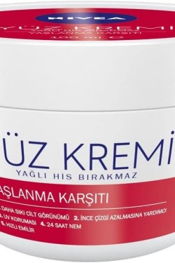 Yaşlanma Karşıtı Yüz Kremi 100 ml, 24 Saat Nemlendirici Yüz Kremi, UV Koruması