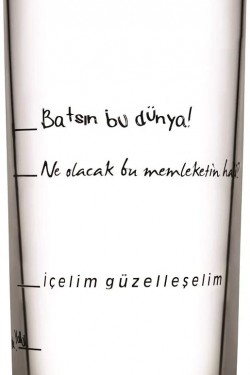 Vamos beber, vamos ser lindos Copo Raki, 205 ml, 6 peças