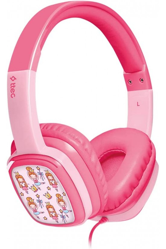 2KM132P SoundBuddy Casque pour enfants avec carte de couleur Rose, STD