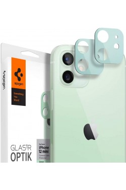 12 Mini Camera Lens Glass Screen Protector GLAS.tR Optical (2 Pieces) Green - AGL02463