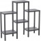 6 Tiers Gray Multi-Purpose Shelving Unit - Modular Shelving