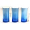 420845S231 Soft Drink Glass with Bag, Blue, Set of 3