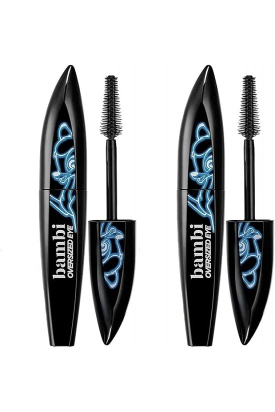 Mascara pour les yeux surdimensionné Bambi - Noir Lot de 2