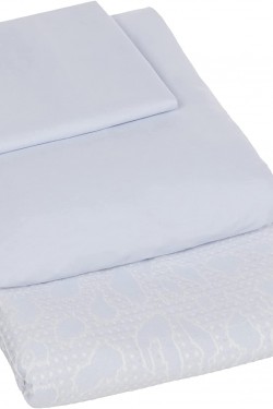 1000037395006 Palina Single Pique Set, Bleu