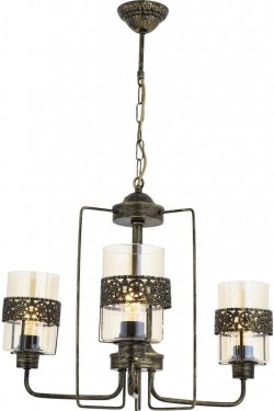 4196 Modern Chandelier, 60 w, Tumbled