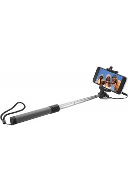 21194 Portable Portable Selfie Stick, Black