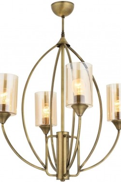 1660 Modern Chandelier, 60 W, Tumbled