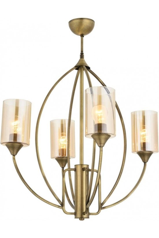 1660 Modern Chandelier, 60 W, Tumbled