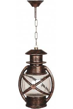 68048 Suspension Lanterne de Jardin, 60 w, Marron