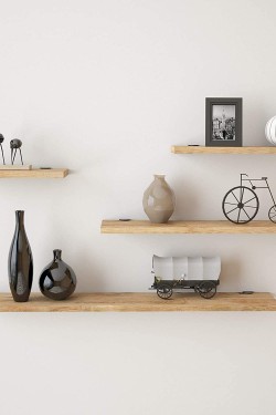 Yurudesign Shelf WL18-A 4'lü Uçan Raf Atlantik